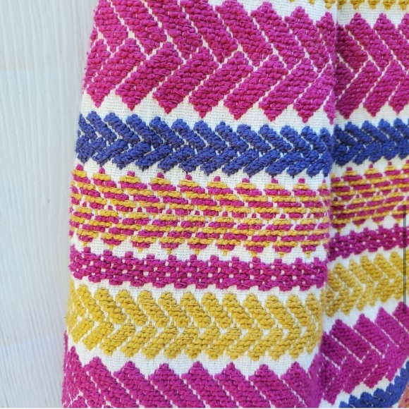 Anthropologie nomad multicolor stripe cotton skirt - Picture 4 of 10